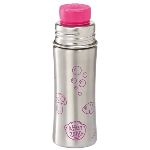Affenzahn Edelstahl Trinkflasche Eule, Pink 1 Affenzahn Edelstahl Trinkflasche Eule, Pink