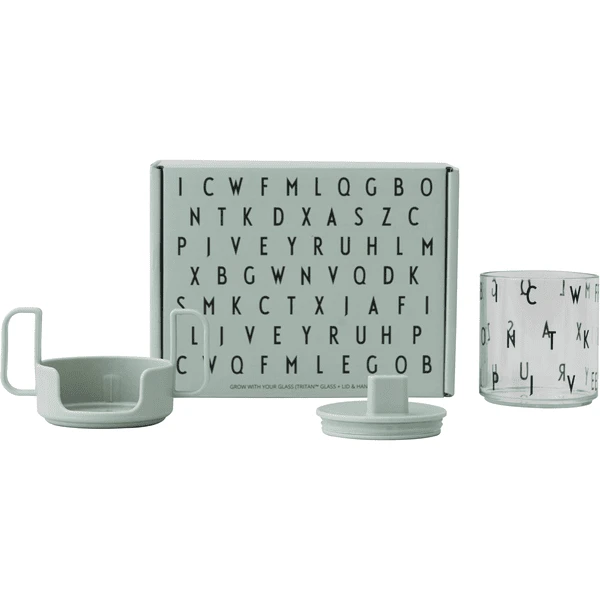 Design Letters Geschenkbox Grow With Your Glass ABC Grün 1 Design Letters Geschenkbox Grow With Your Glass ABC Grün