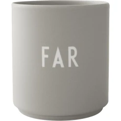 Design Letters Porzellanbecher Favourite Cups Mit Lasergravur Cool Gray