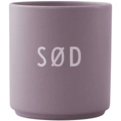 Design Letters Porzellanbecher Favourite Cups Mit Lasergravur Lavendel