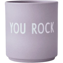 Design Letters Porzellanbecher, Favourite Cups Mit Lasergravur, YOUROCK, Lavendel, 250 Ml