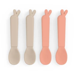 Done By Deer™ Kiddish Löffel 4-er Pack Lalee Sand/Koralle