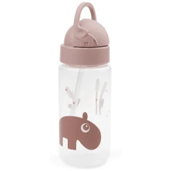 Done By Deer™ Trinkflasche Mit Strohhalm Ozzo Rosa