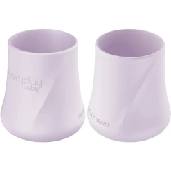 Everyday® Baby Trinkbecher Silikon 2er-Set, Light Lavender