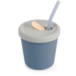 Haakaa® Trinkhalmbecher Ab 6 Monaten, Hellblau