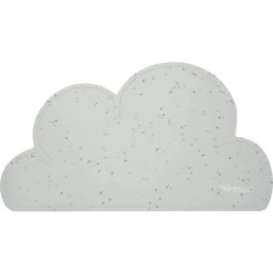 KINDSGUT Platzdeckchen Wolke, Konfetti In Hellgrau