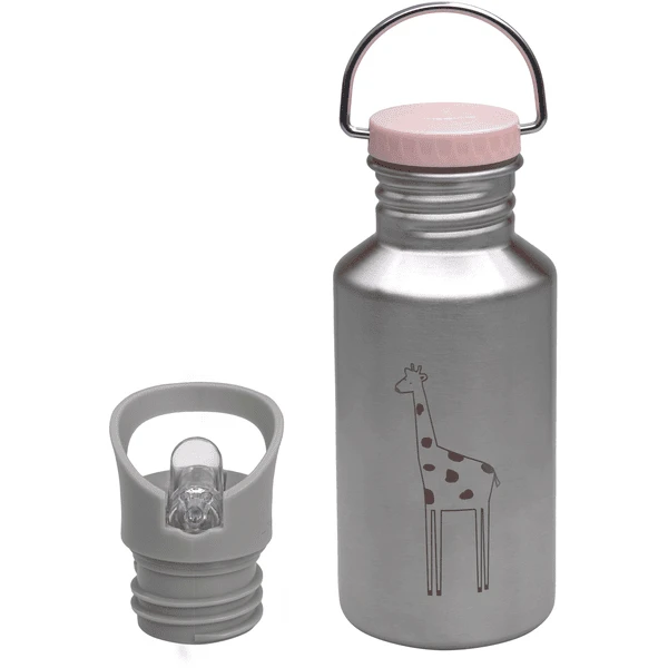 LÄSSIG Trinkflasche Aus Edelstahl, Safari Giraffe 500 Ml 1 LÄSSIG Trinkflasche Aus Edelstahl, Safari Giraffe 500 Ml