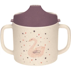 LÄSSIG Trinklernbecher Mit Henkel Little Water Swan