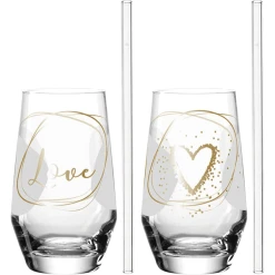 Leonardo Trinkgläser Presente 300 Ml 4er Set Bunt