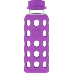 Lifefactory Kinderflasche Aus Glas In Grape 250 Ml