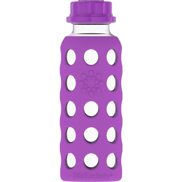 Lifefactory Kinderflasche Aus Glas In Grape 250 Ml 1 Lifefactory Kinderflasche Aus Glas In Grape 250 Ml
