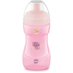 MAM Trinkbecher Sports Cup, 330 Ml, Katze