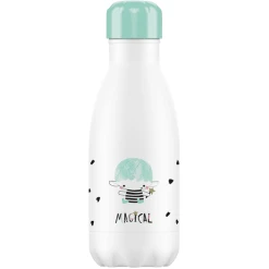 Miniland Isolierflasche Kid Bottle Pixie - 270ml, Weiß/blau