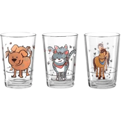 Montana Kinderbecher KIDS 210 Ml 3er Set Transparent