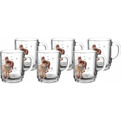 Montana Tassen KIDS 250 Ml 6er Set Braun