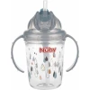 Nuby Nûby 360° Trinklhalmtasse Aus Tritan 240 Ml In Grau