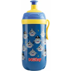 Nuby Nûby Trinkbecher Pop-up Mit Leuchtring Ab Dem 18. Monat 360 Ml In Blau