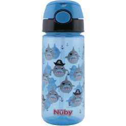 Nuby Nûby Trinkhalmbecher "Active" 540ml, Blau