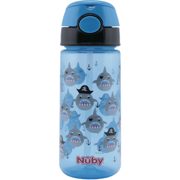 Nuby Nûby Trinkhalmbecher "Active" 540ml, Blau 1 Nuby Nûby Trinkhalmbecher "Active" 540ml, Blau