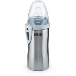 NUK Trinkflasche Active Cup Blau Aus Edelstahl Ab 12. Monate