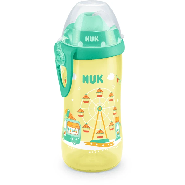 NUK Trinkflasche Flexi Cup 300 Ml, Jahrmarkt Gelb 1 NUK Trinkflasche Flexi Cup 300 Ml, Jahrmarkt Gelb