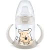 NUK Trinklernflasche First Choice Disney Winnie Puuh 150 Ml, Beige