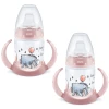 NUK Trinklernflasche First Choice Disney Winnie Puuh In Rosa, 2 Stück