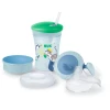 NUK Trinklernset All-in-1 Blau/grün