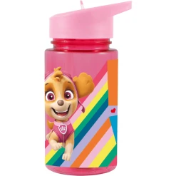 P:os Trinkflasche Paw Patrol Mit Strohhalm 430 Ml, Girls