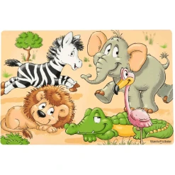 Ritzenhoff & Breker GmbH & Co. KG Platzset Happy Zoo 45 X 30 Cm Braun