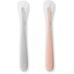SkipHop Breilöffel Set, Grau/koralle