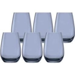 Stölze Lausitz Becher Elements 465 Ml 6er Set Blau-grau