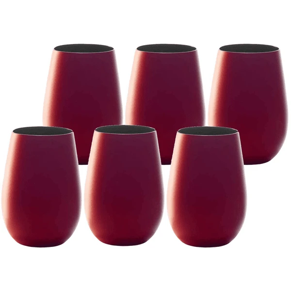 Stölze Lausitz Becher Elements 465 Ml 6er Set Dunkelrot 1 Stölze Lausitz Becher Elements 465 Ml 6er Set Dunkelrot