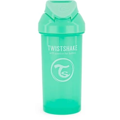 TWISTSHAKE Strohhalmbecher 360 Ml In Pastell Grün